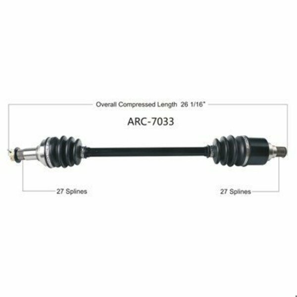 Wide Open OE Replacement CV Axle for ARCTIC REAR L/R HDX/PROWLER 500/700 15-17 ARC-7033